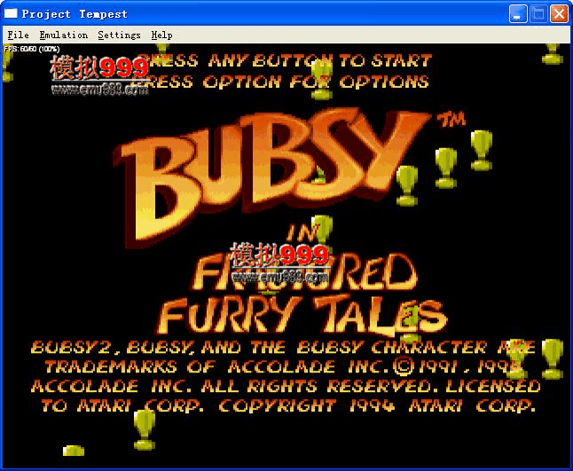 Bubsy in Fractured Furry Tales (UE)