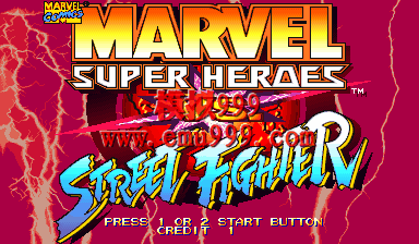 Ӣ۶Խͷ () - Marvel Super Heroes Vs. Street Fighter (U