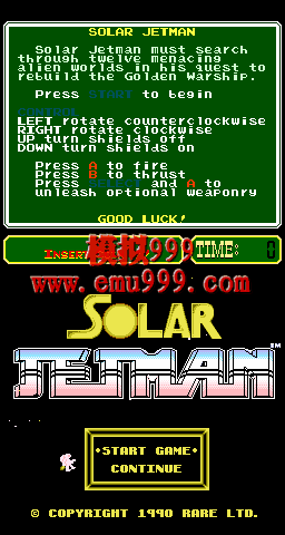 ̫ (PlayChoice-10) - Solar Jetman (PlayChoice-10)