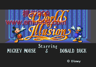 Ѽ () - Mickey Mouse - World of Illusion (U)