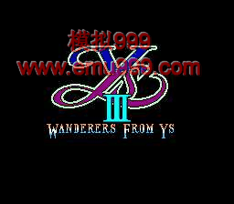 չ3 (հ) - Ys III - Wanderers From Ys (J)