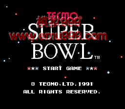 ؿĦʽ - Tecmo Super Bowl (J)