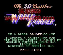 3D - 3-D Battles of World Runner, The (U)