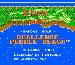 Բʯ߶ս - Bandai Golf - Challenge Pebble Beach (U)