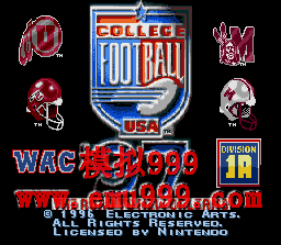 EAѧ97 () - College Football USA 97 - The Road to New O