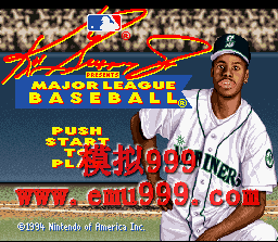 ǰ () - Ken Griffey Jrs. Baseball (US)