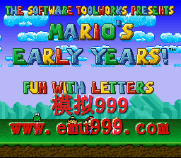 ѧǰ-ĸƪ () - MARIOS EARLY YEARS - FUN WITH LETTERS (US)