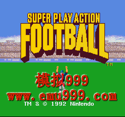 ʽ () - SUPER PLAY ACTION FOOTBALL (US)