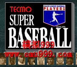 TECMO () - Tecmo Super Baseball (US)