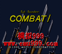 ս () - SGT SAUNDERS COMBAT (J)