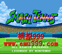  (ŷ) - SMASH TENNIS (E)