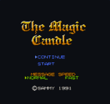 ħս - Magic Candle, The (J)