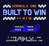 ʤ - Formula One - Built To Win (U)