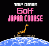 ͥ߶-ձ () - Family Computer - Golf Japan Course (J)